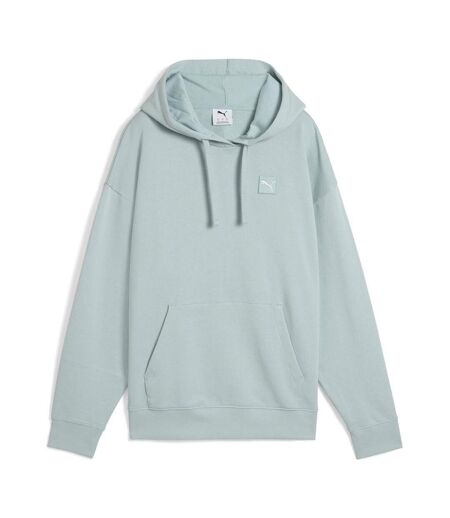 Sweat capuche vert d'eau femme puma elevated comfort - l