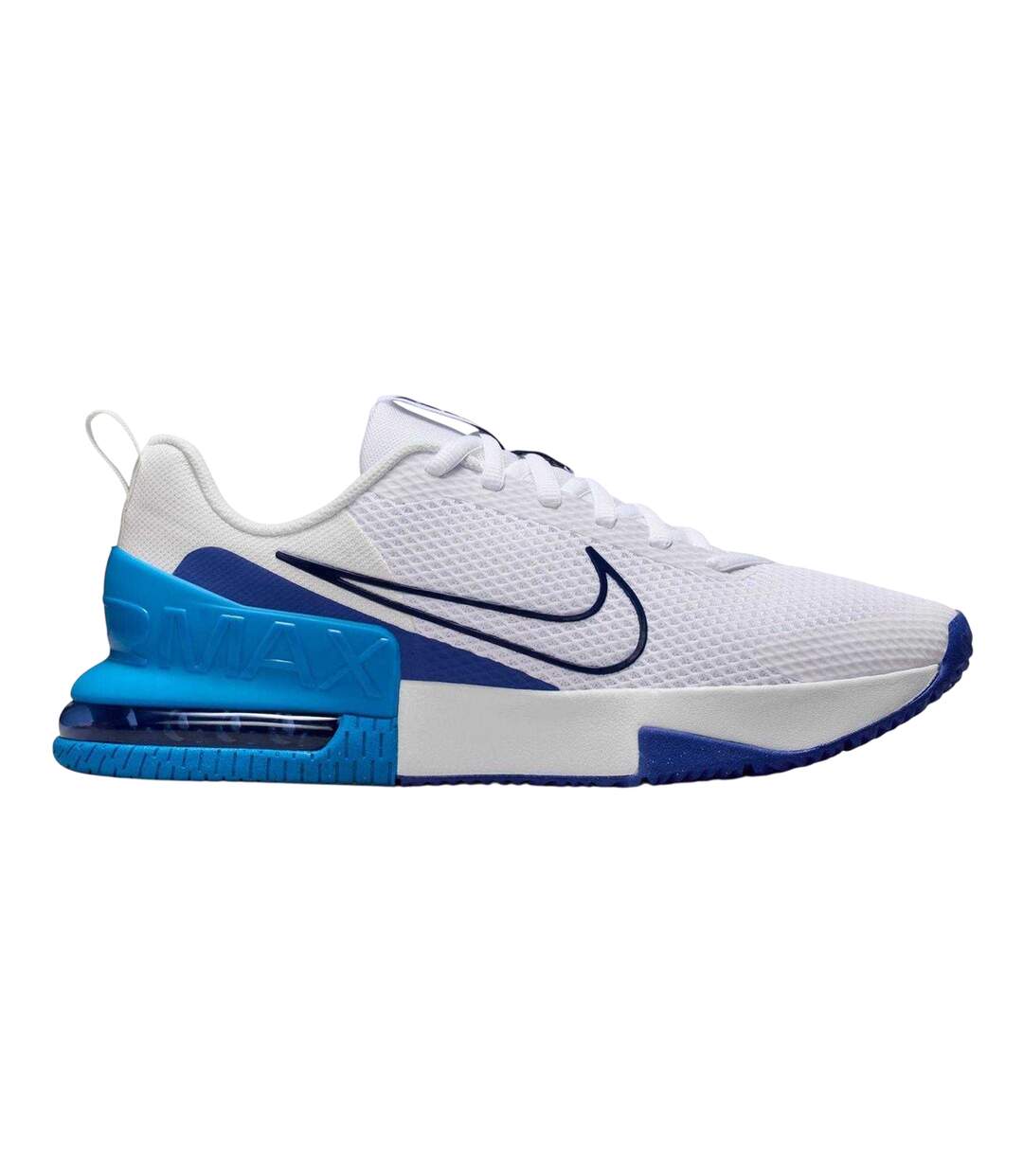 Baskets Alpha Homme Blanc Bleu Roi Nike-1