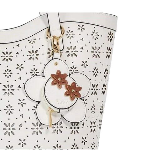 Womens/ladies Daizies Tote Bag One Size White Dune London