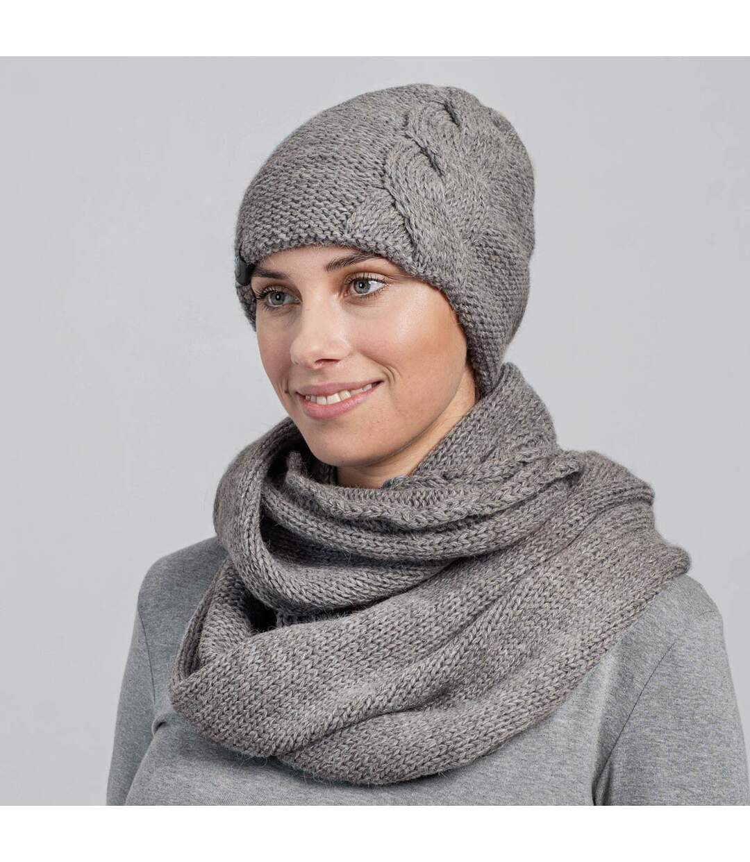 Snood et bonnet Moyna  - Fabriqué en UE