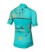 Mens  Fs260 Abstract Cycling Jersey Blue Endura-3