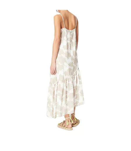 Womens/ladies Leaf Print Dress Sand Armani Exchange