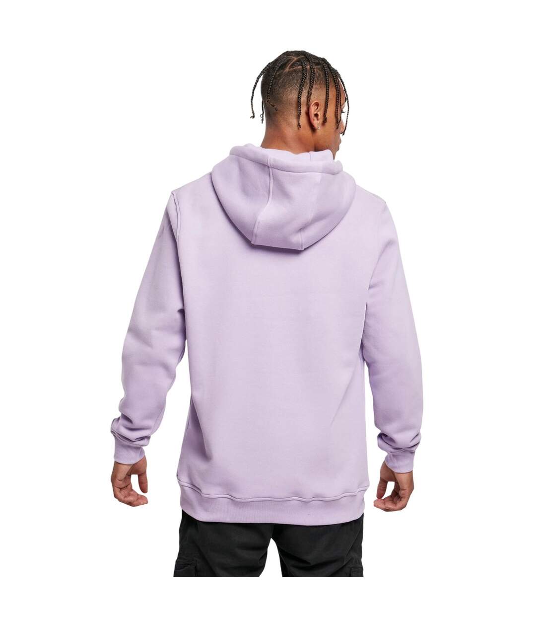 Sweat À Capuche Homme Lilas Build Your Brand-3