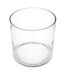Vase en Verre Cylindre 18cm Transparent-1