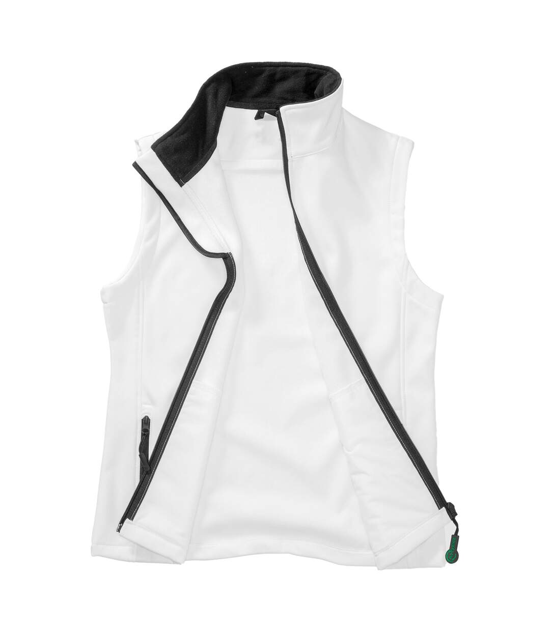 Body Warmer Softshell Pour Femmes/femmes Blanc Noir Result-2