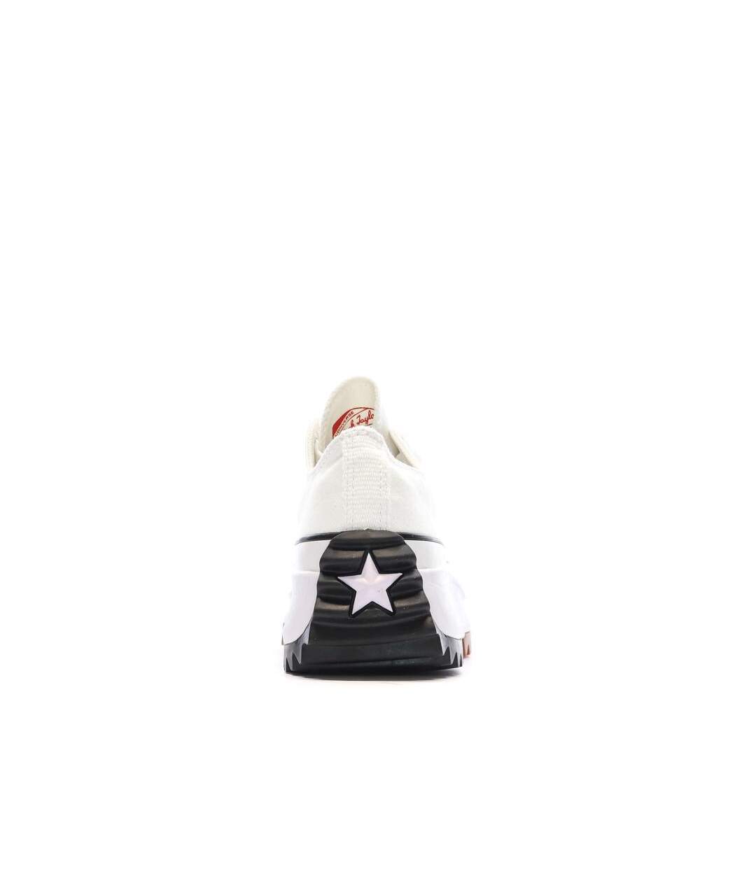 Baskets blanches femme converse run star hike 168817c-3