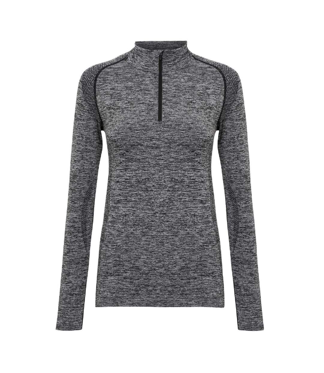 TriDri Womens/Ladies Seamless 3D Fit Multi Sport Performance Zip Top (Charcoal) - UTRW6190