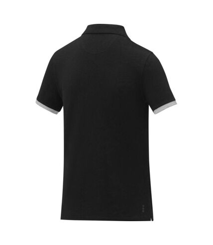 Elevate Womens/Ladies Morgan Short-Sleeved Polo Shirt (Solid Black)