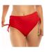 Bas de bikini taille haute rouge femme sun project-1
