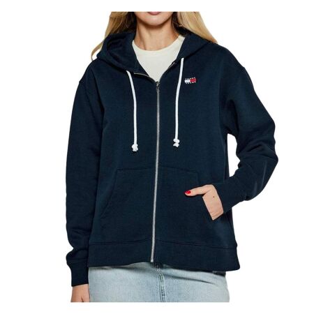 Sweat Zippé Marine Femme Tommy Hilfiger Blocking - L