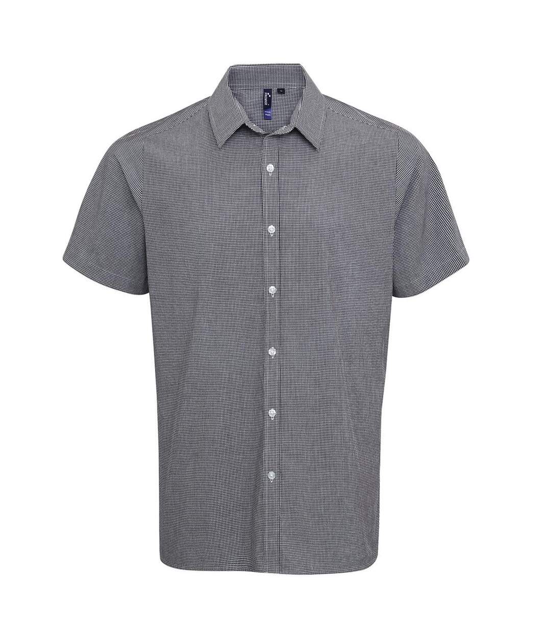 Chemise Homme Noir Blanc Premier-1