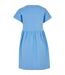 Robe T-shirt Empire Valance Femme Bleu Ciel Urban Classics-2