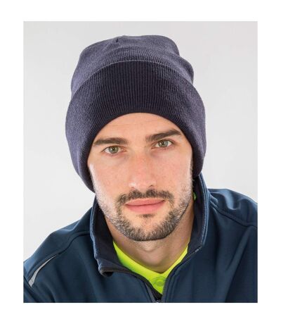 Woolly Ski Hat Navy Result Genuine Recycled