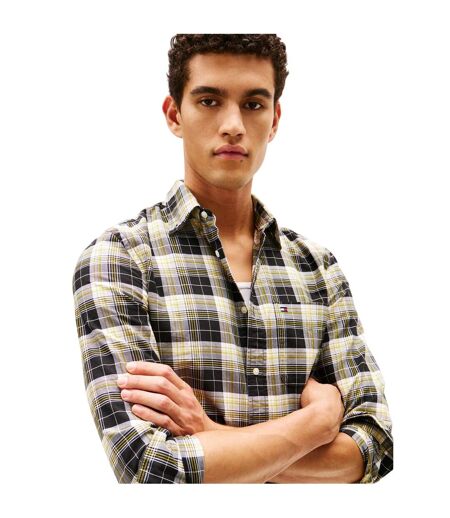 Mens Regular Button-down Shirt Aegean Sea Check Tommy Hilfiger