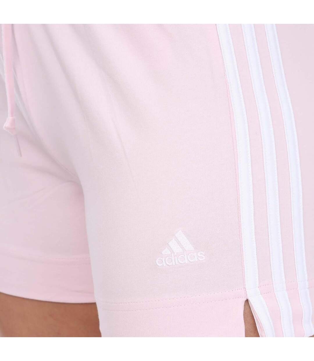 Short essentials femme rose / blanc Adidas-3