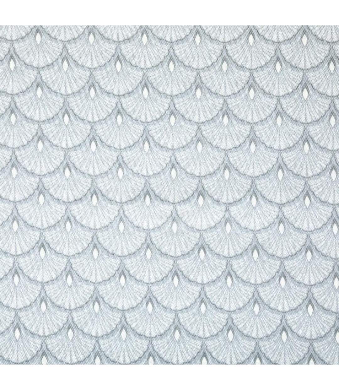 Nappe Antitache Imprimée Livia 150x300cm Gris-2