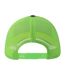 Casquette Trucker Motif/style 6 Panneaux Sonic-s Adulte Gris Foncé Vert Fluo Atlantis Headwear-2
