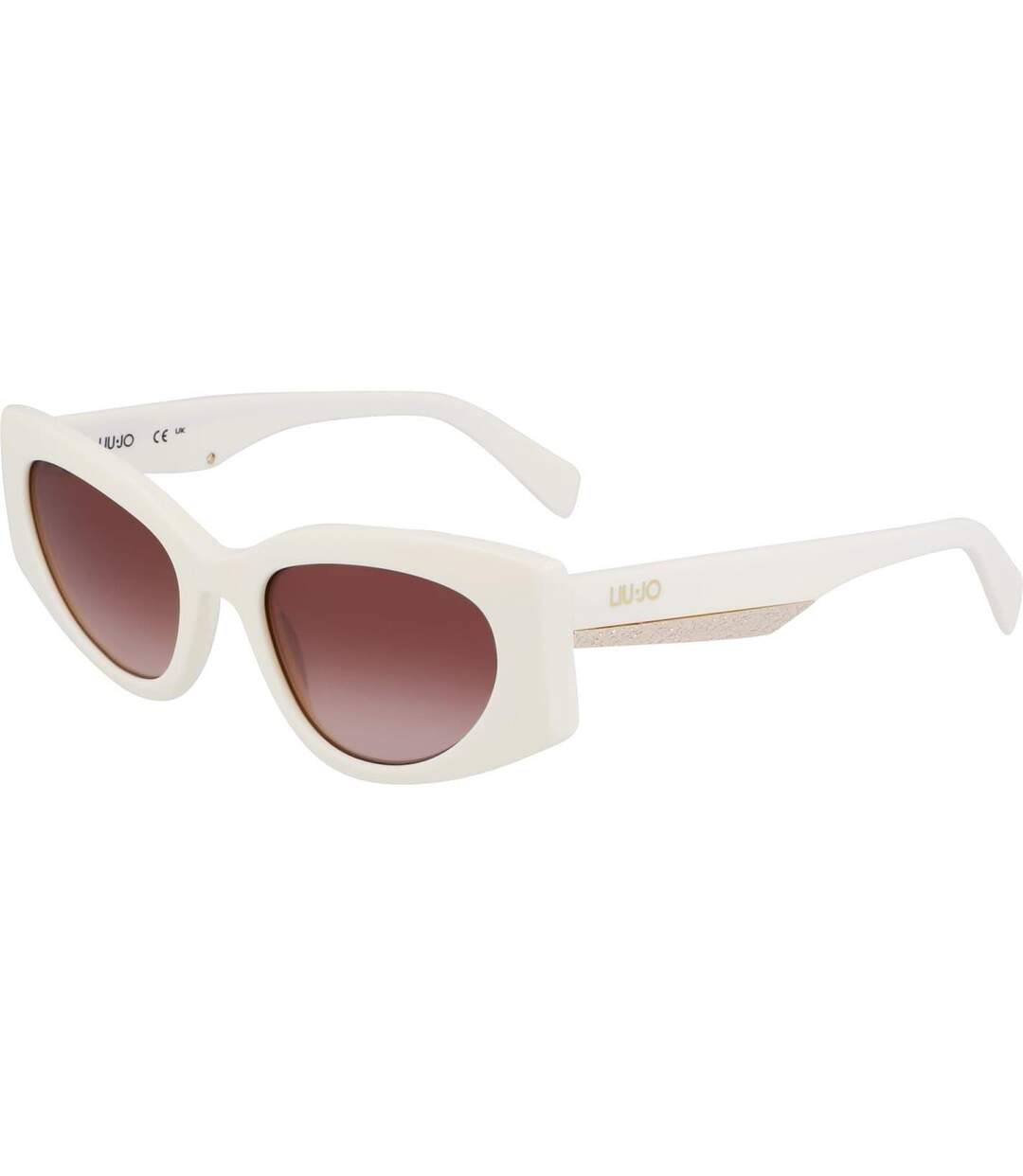 Lunettes De Soleil Motif/style Œil De Chat Femme Taille Unique Blanc Liu Jo-4