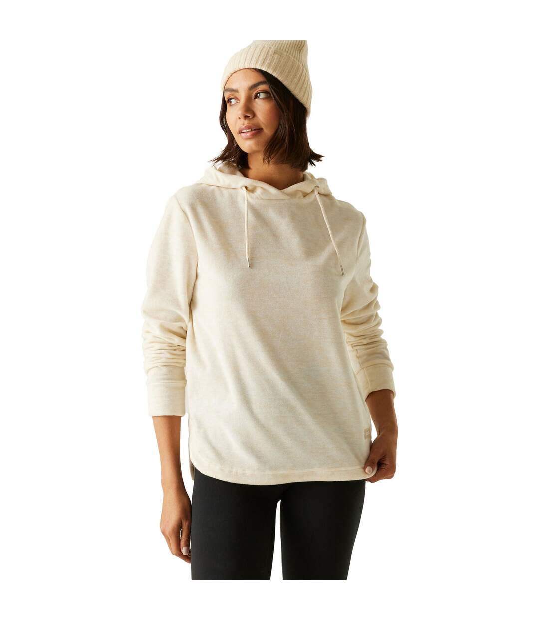 Sweat À Capuche Mayse Femme Blanc Cassé Regatta-1