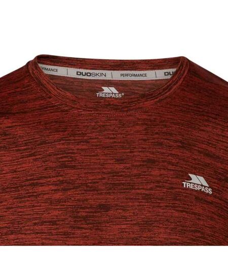 Mens Kearsley Active Top Burnt Orange Marl Trespass