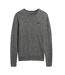Pull gris chiné homme superdry essential slim fit jumper-2