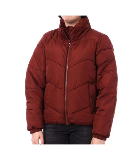 Doudoune rouge femme vero moda ligario - l