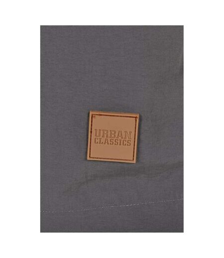 Short De Bain Motif/style Bloc Homme Gris Foncé Urban Classics