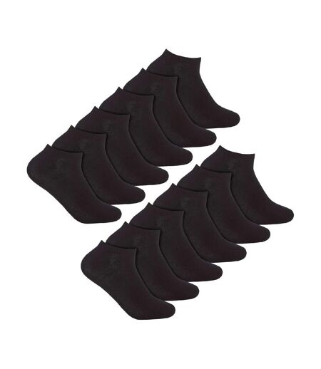 12 Pack Ladies Low Cut Breathable Bamboo Trainer Socks