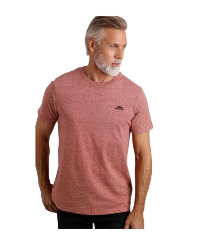 Mens logo natural cotton t-shirt walnut Weird Fish