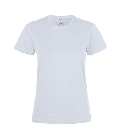 T-shirt premium femme blanc Clique