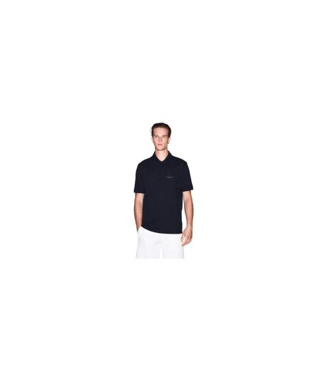 Polo Manches Courtes Homme Bleu Marine Sombre Armani Exchange