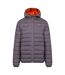 Veste Isolante Unie Et Légère À Capuche Rayton Homme Gris Foncé Trespass-1