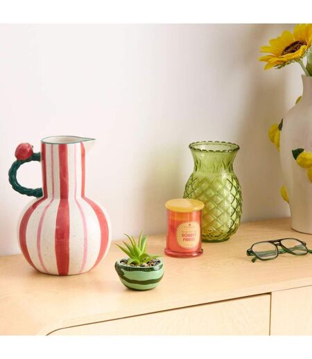 Vase Carafe en Céramique Fruity 25cm Multicolore