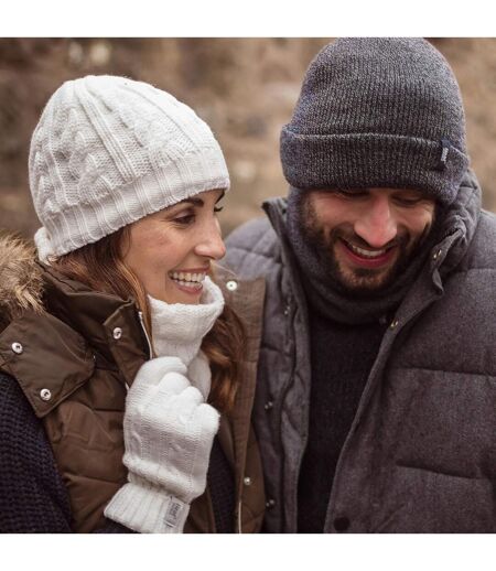 Ladies Fleece Lined Thermal Winter Hat, Neck Warmer & Converter Gloves Set