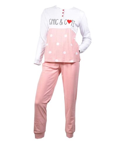 Pyjama Femme Long Fantaisie CHIC TRESS 21152 Pack de 3 Pyjamas CHIC AND CUTE