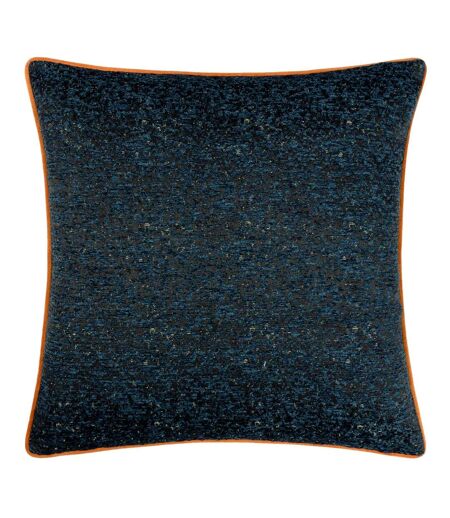 Paoletti Chenille Piped Throw Pillow Cover (Navy) (50cm x 50cm) - UTRV3177