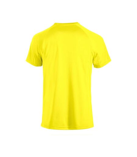 T-shirt Premium Homme Jaune Fluo Clique