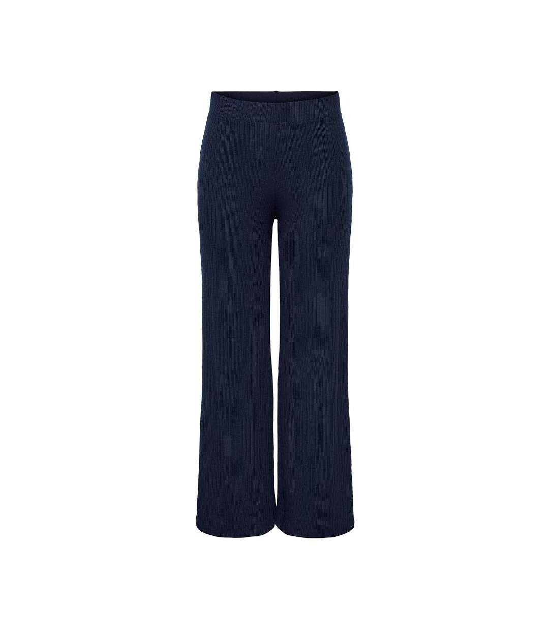 Pantalon fluide bleu femme only polina-1