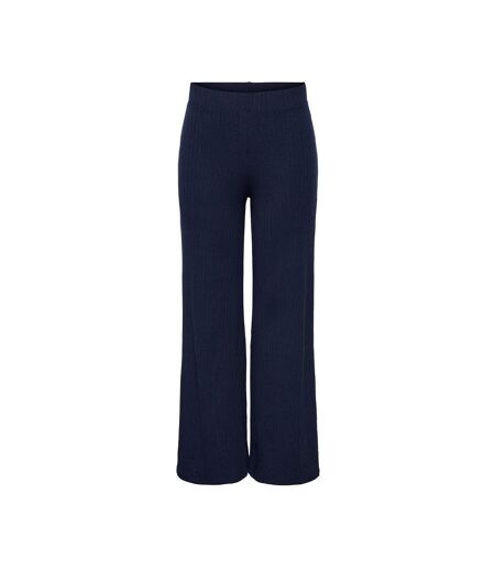 Pantalon fluide bleu femme only polina