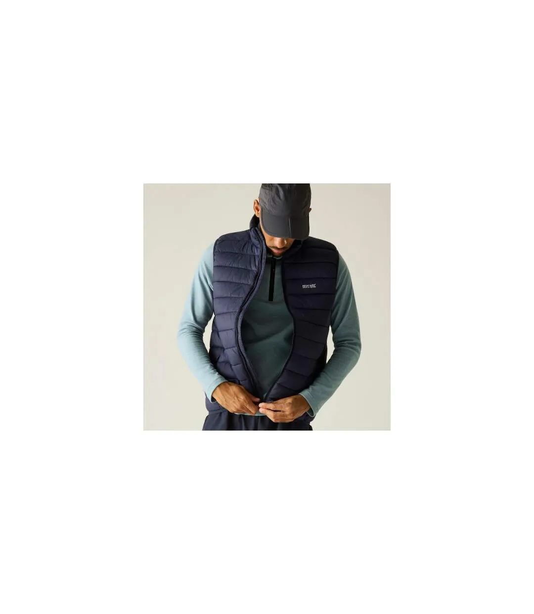 Mens Marizion Quilted Gilet Navy Regatta-1