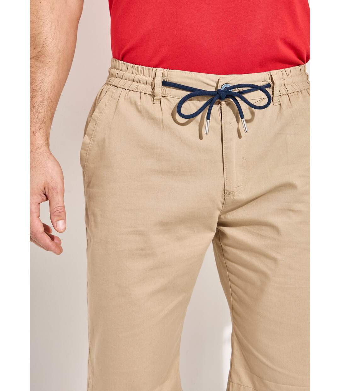 Bermuda coton ceinture élastiquée - lot de 2-4