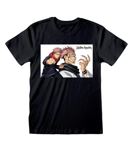 T-shirt Motif Yuji Itadori Motif/style Griffe Adulte Noir Jujutsu Kaisen
