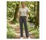 AXXANO AH1162G - Pantalon femme stretch gris en coton et lycra pour un confort absolu-5