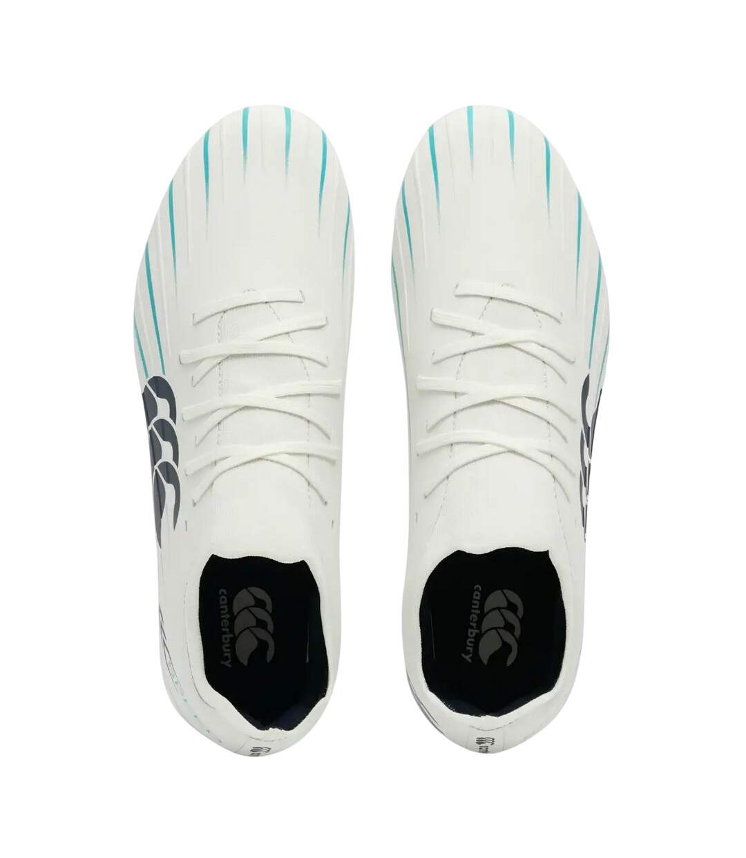 Unisex Adult Speed Falcon 2.0 Elite Firm Ground Rugby Boots White Green Canterbury-4