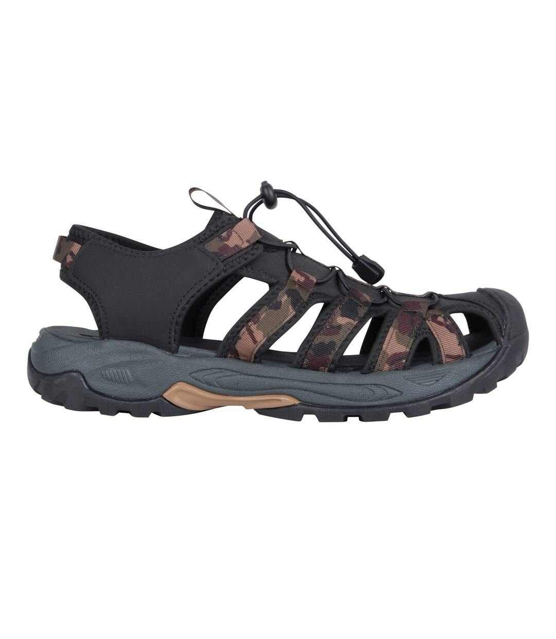 Mens crete camo sandals khaki Mountain Warehouse-3