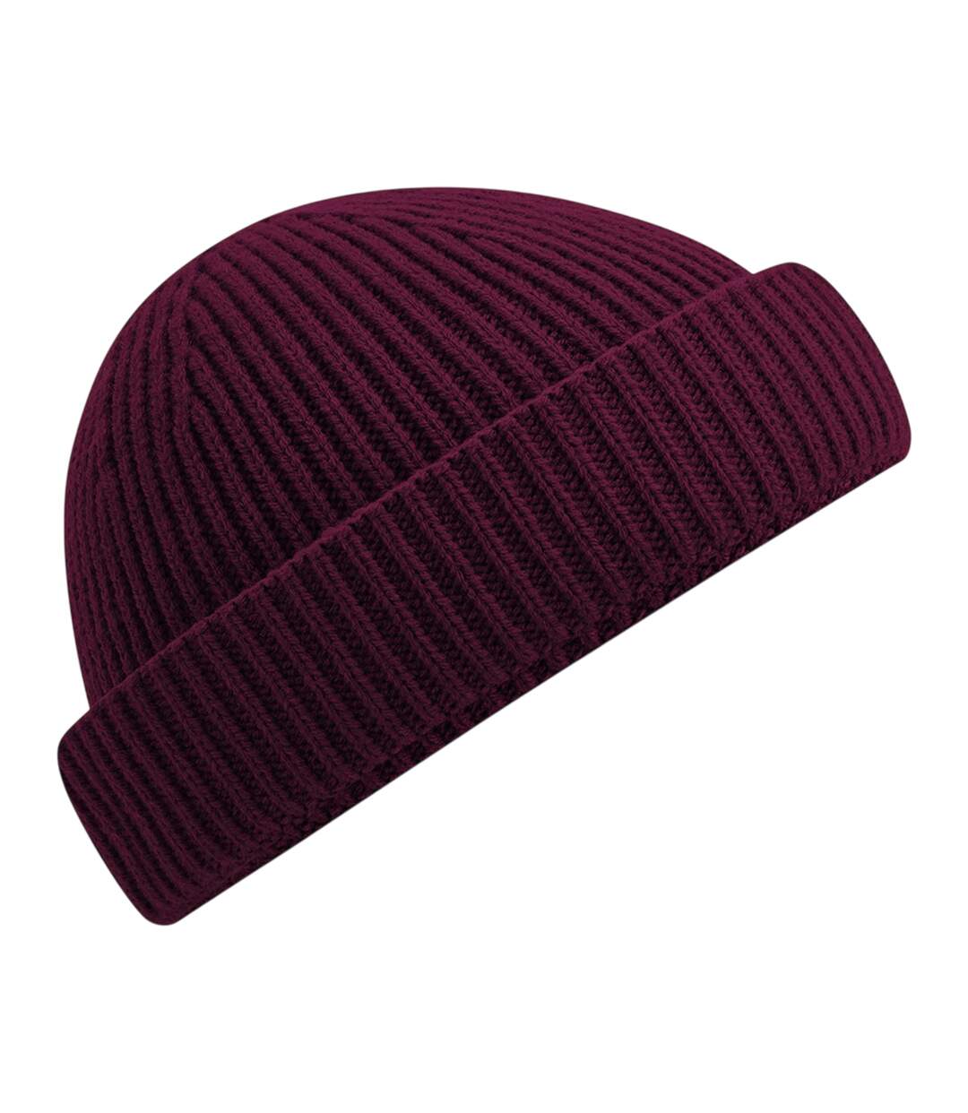 Bonnet Recycled Harbour Adulte Bordeaux Beechfield-1
