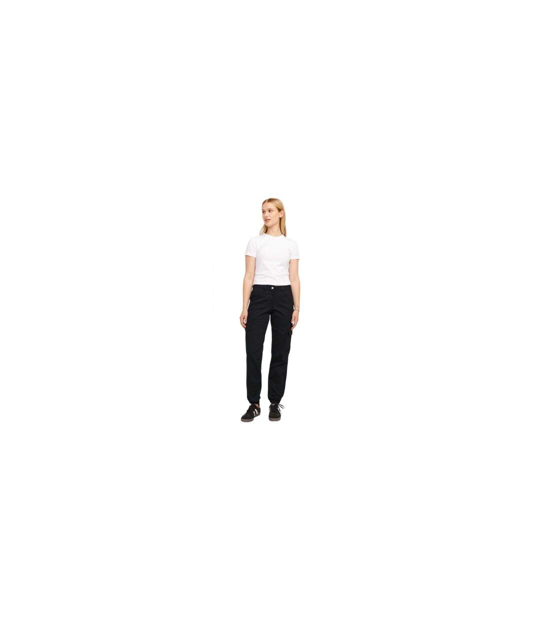 Womens/ladies Kendal Cargo Trousers Black JJXX-1