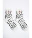Chaussettes AMOUR, motif léopard métallisé-1