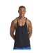 Mens cool muscle tank top jet black Awdis