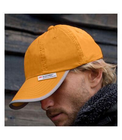 Result Unisex High-Vis Baseball Cap (3M) (Pack of 2) (Hi Vis Orange) - UTBC4237